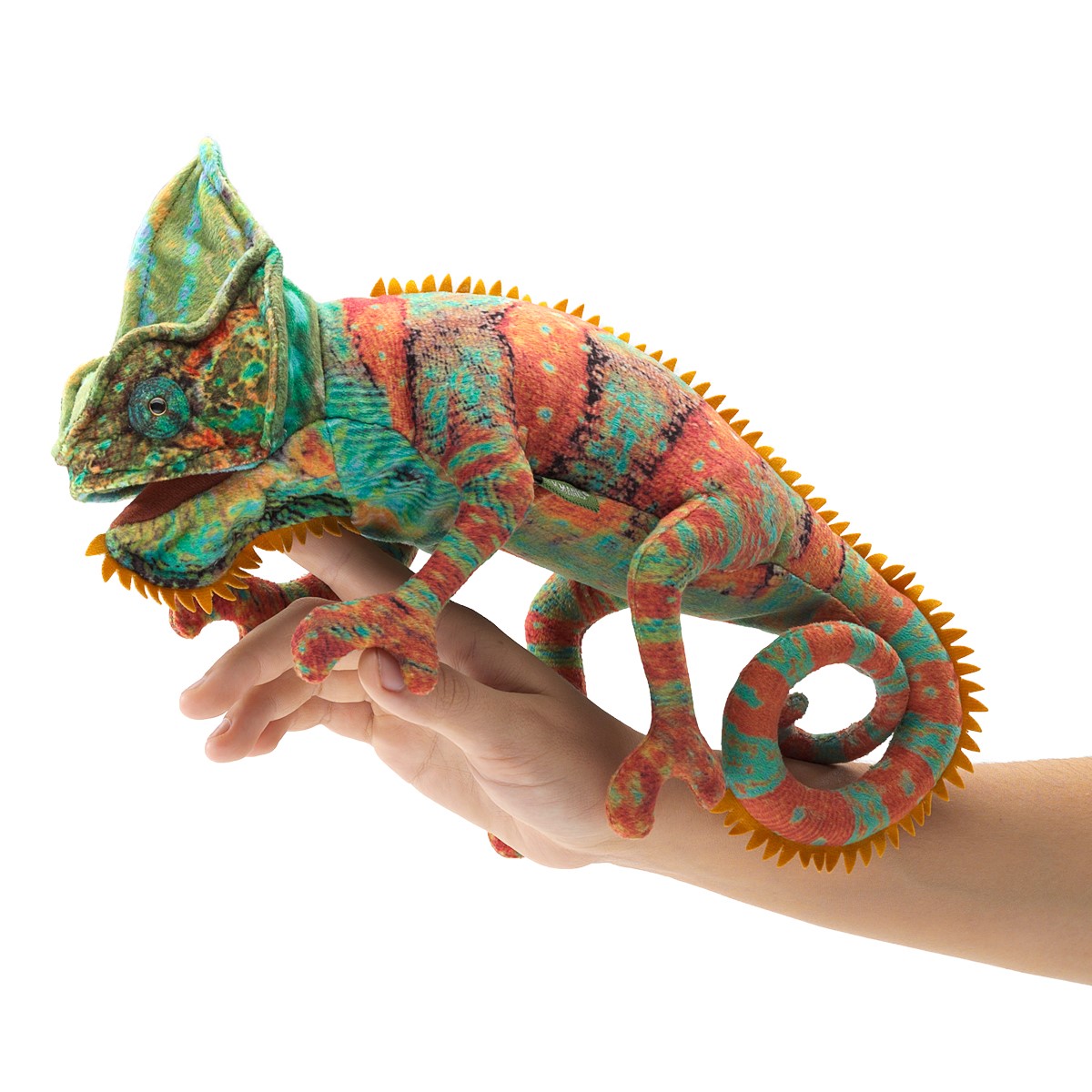 Small Chameleon Finger Puppet SmallChameleonFingerPuppet 