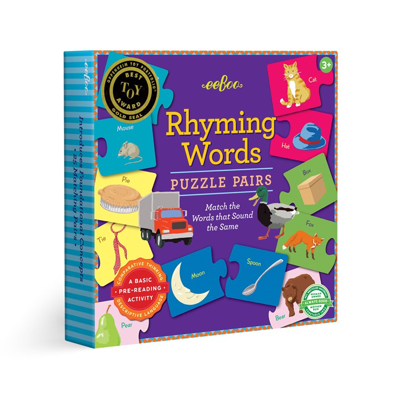 Rhyming Puzzle Pairs Game rhymingpuzzlegame