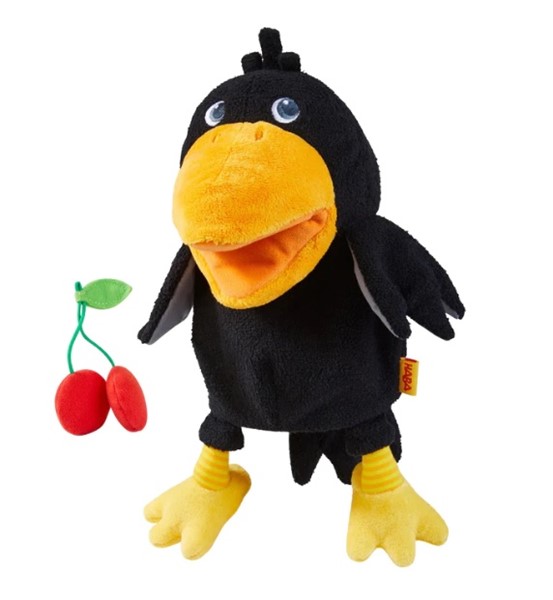 Theo the Raven Glove Puppet