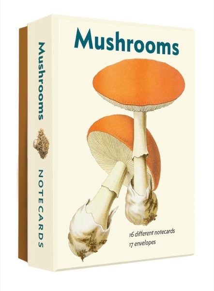 Mushrooms: 16 Notecards with Envelopes